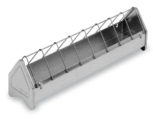 Gaun Alimentatore Di Polli Metallici. Ampia Griglia