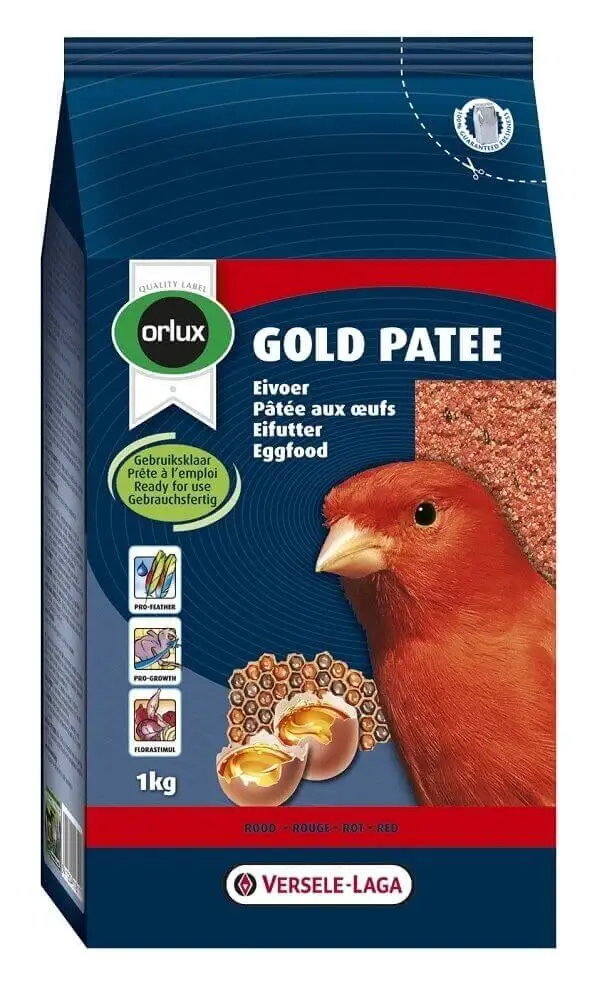 VERSELE-LAGA Orlux Gold Pasticcio Rosso Mantenimento Piumaggio Rosso Dei Canarini - immagine 4