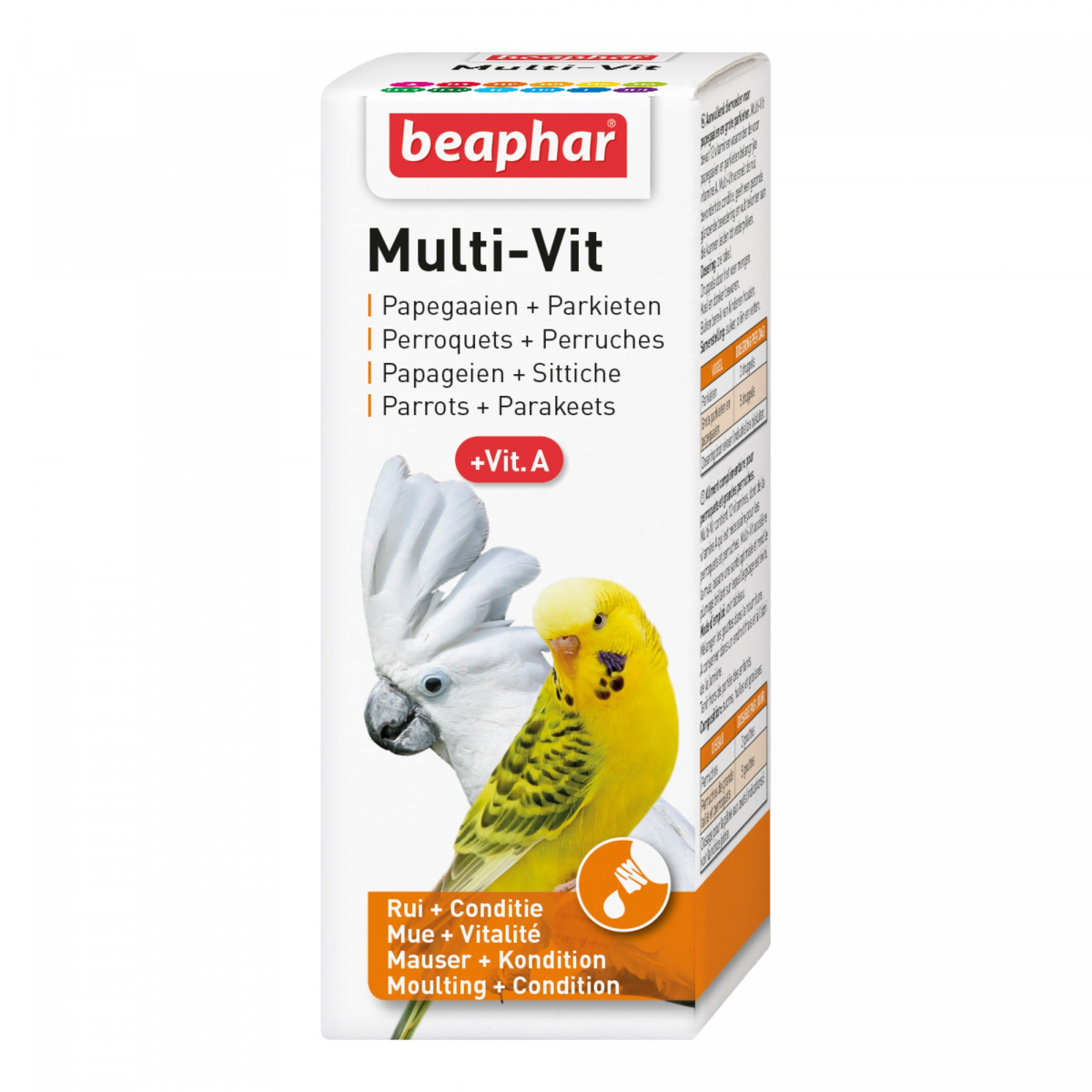 BEAPHAR Multi-Vitamine Per Parrocchetti E Pappagalli