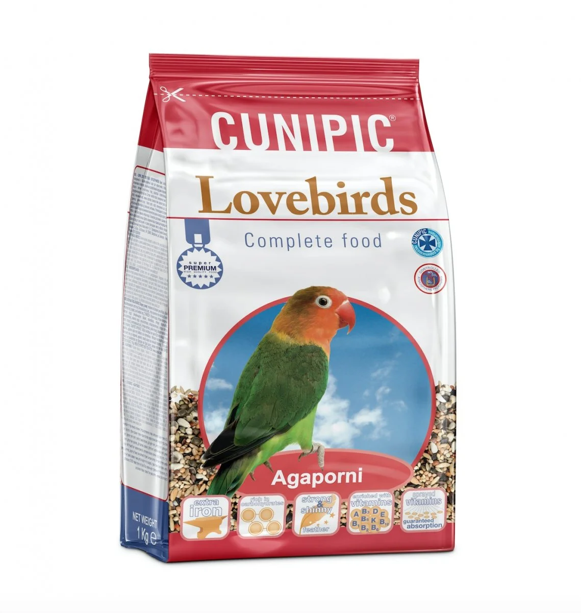 Cunipic Premium Love Birds Cunipic Alimento Completo Per Inseparabili