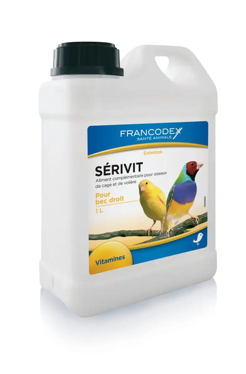 Francodex Sérivit - Vitamine E Oligo-elementi Per Uccelli Col Becco Dritto - immagine 2