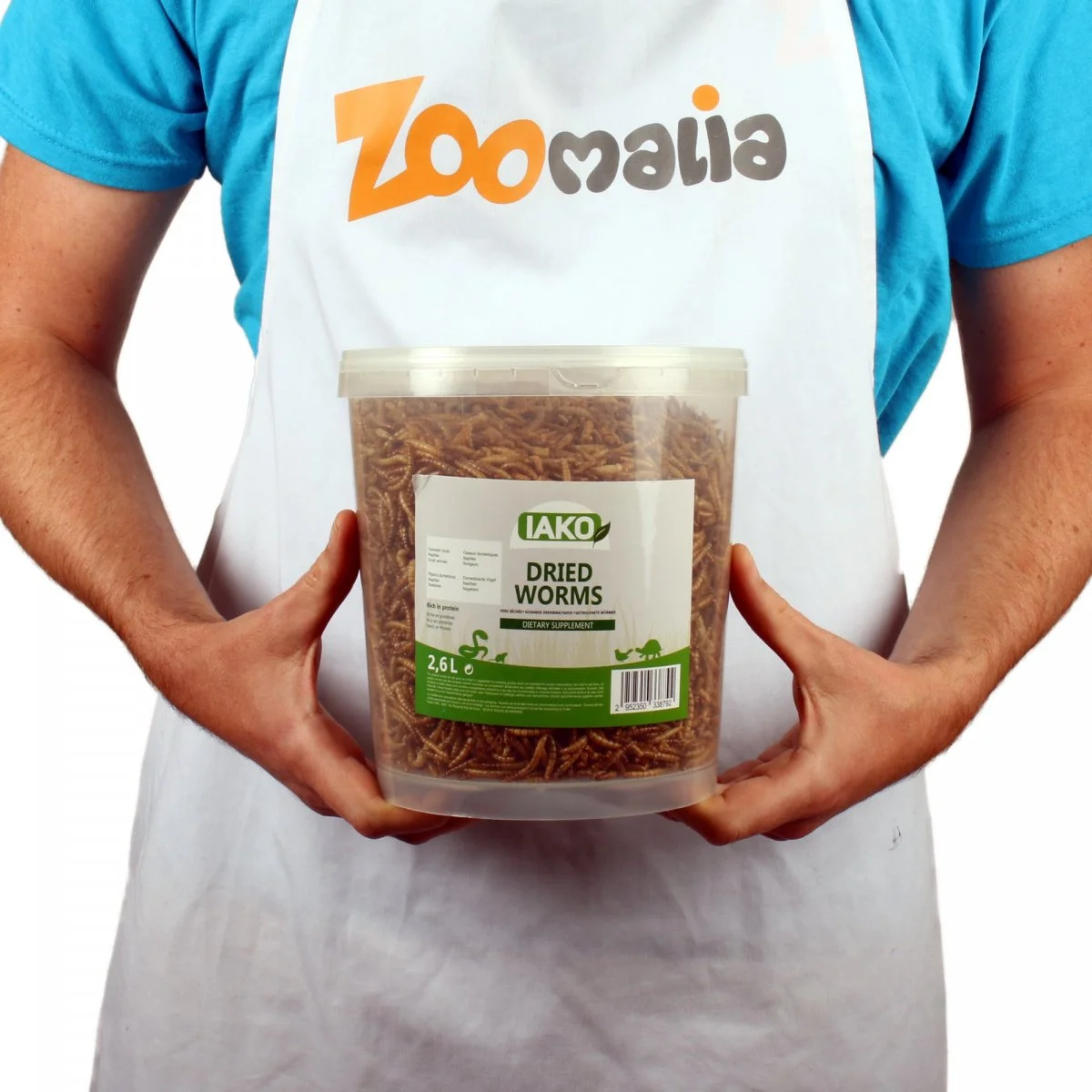 IAKO Farina Di Vermi Bocconcini Naturali Per Polli, Uccelli E Roditori - 400g O 5kg - immagine 5