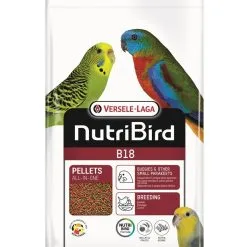 VERSELE-LAGA NutriBird B 18 D'allevamento Per Parrocchetti Ondulati Ed Altri Piccoli Parrocchetti