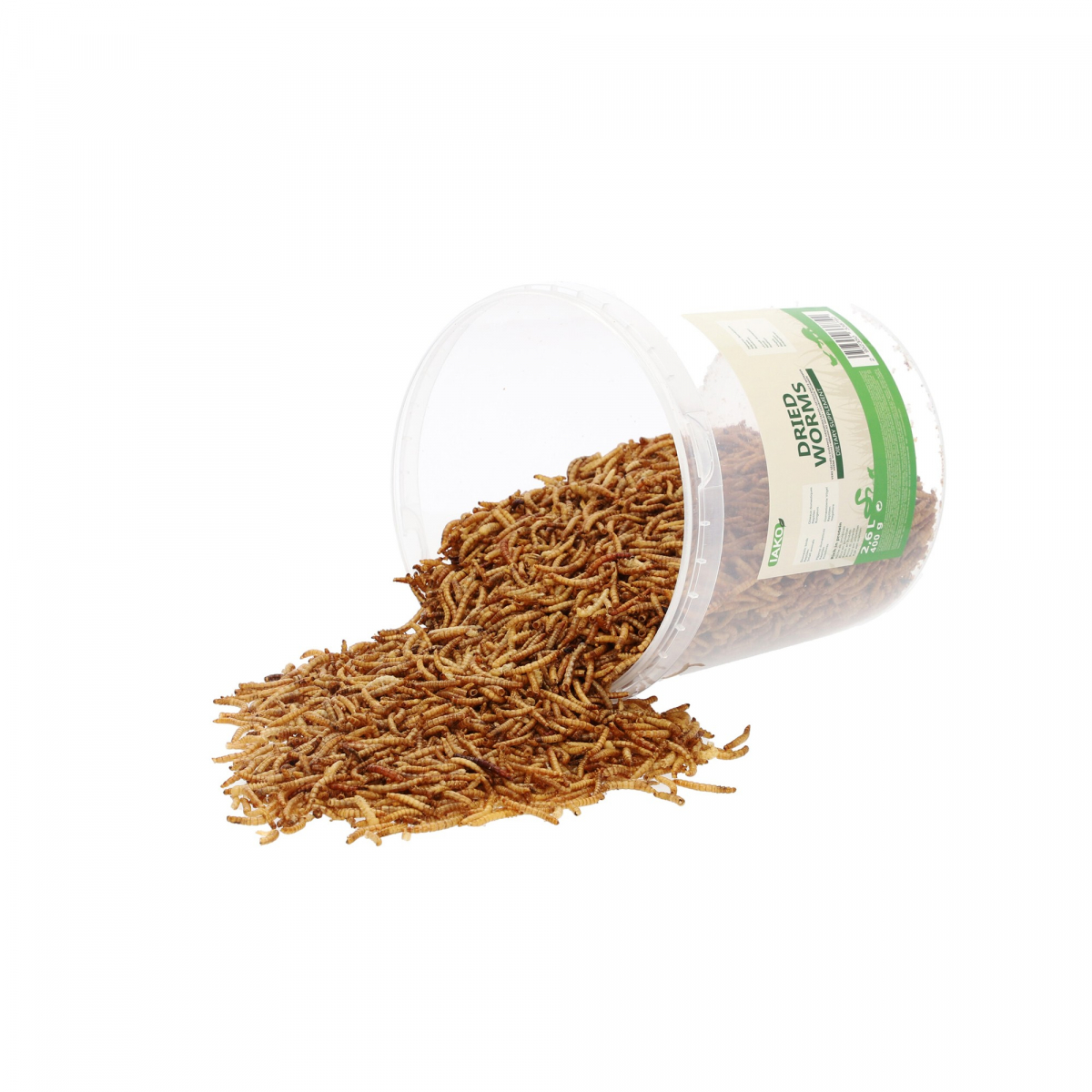 IAKO Farina Di Vermi Bocconcini Naturali Per Polli, Uccelli E Roditori - 400g O 5kg - immagine 4