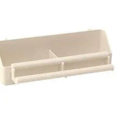 FERPLAST Mangiatoia Doppia Gabbia Per Uccelli